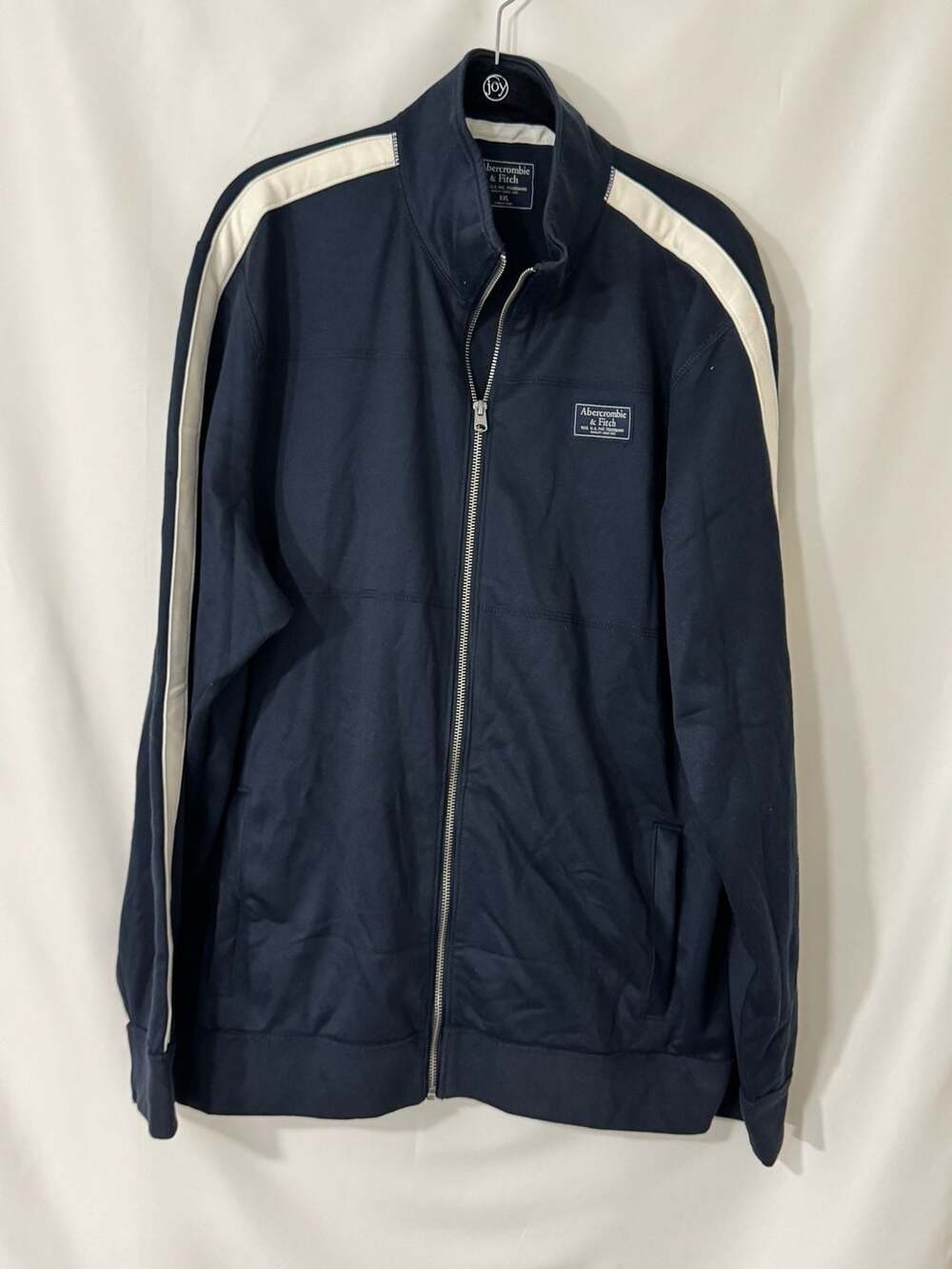 Abercrombie & Fitch Track Jacket Size XXL Blue